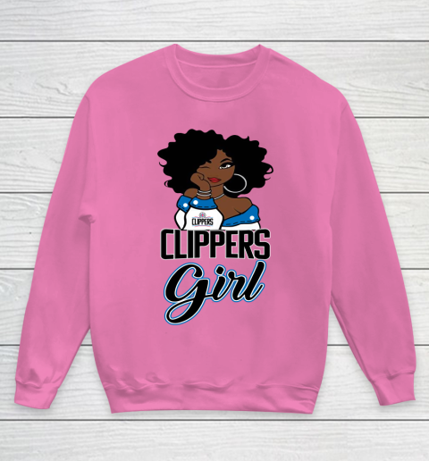 LA Clippers Girl NBA Youth Sweatshirt 7