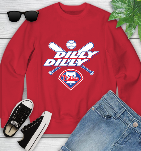 MLB Philadelphia Phillies Dilly Dilly Baseball Sports Youth Sweatshirt 9