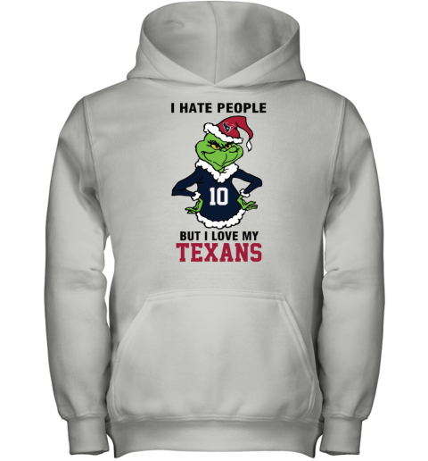 I Hate People But I Love My Texans Houston Texans NFL Teams Youth Hoodie