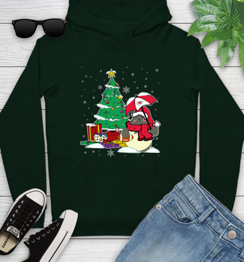 Kansas City Chiefs NFL Football Cute Tonari No Totoro Christmas Sports Youth Hoodie 14