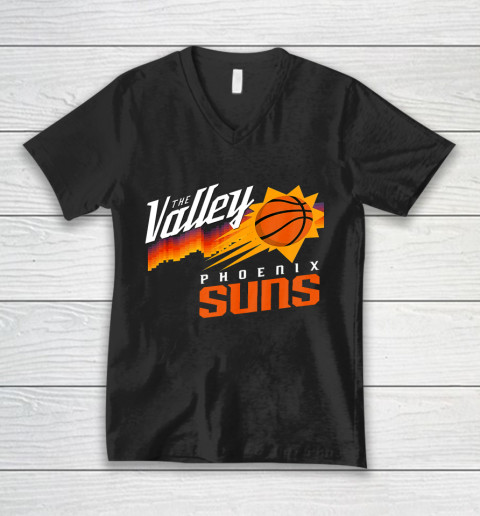 Phoenixes Suns Maillot The Valley City Jersey V-Neck T-Shirt