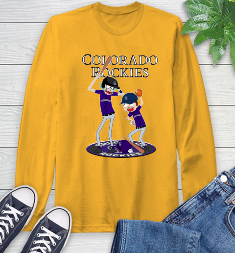 MLB Colorado Rockies Rick And Morty Baseball 60