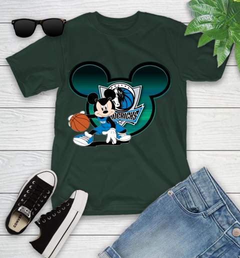 NBA Dallas Mavericks Mickey Mouse Disney Basketball Youth T-Shirt 5