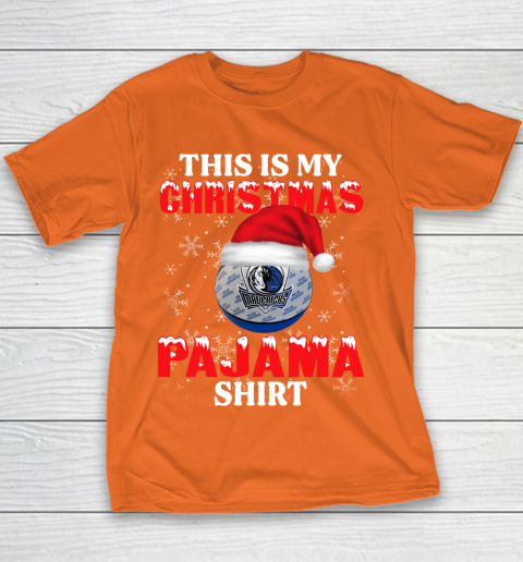 Dallas Mavericks This Is My Christmas Pajama Shirt NBA Youth T-Shirt 4