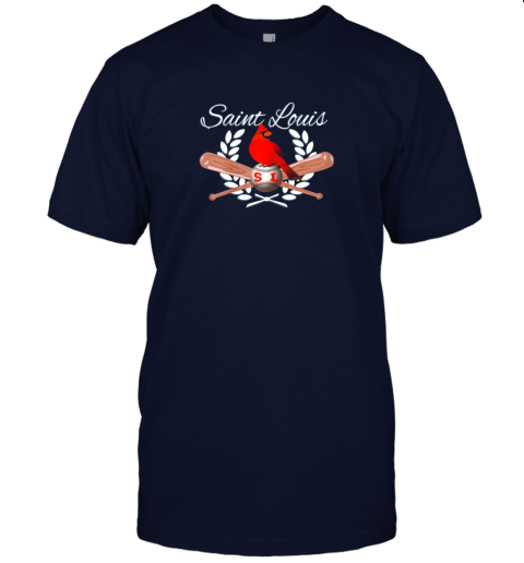 erds st louis baseball design cardinal sports jersey t shirt 60 front navy