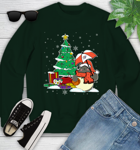 Oklahoma City Thunder NBA Basketball Cute Tonari No Totoro Christmas Sports Youth Sweatshirt 9