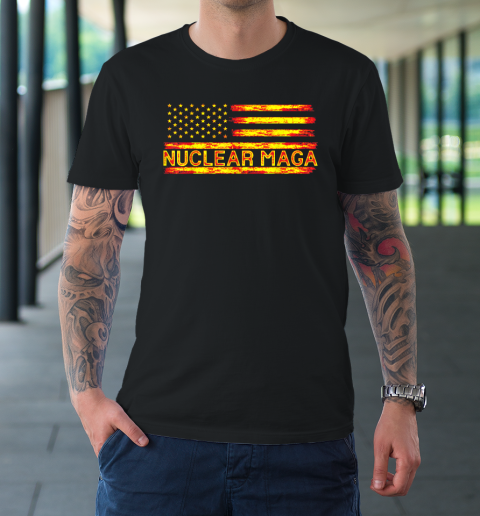 Nuclear Maga USA Flag T-Shirt