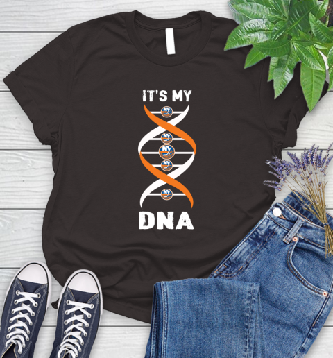New York Islanders NHL Hockey It's My DNA Sports Women's T-Shirt 11