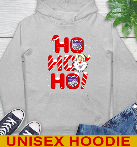 Sacramento Kings NBA Basketball Ho Ho Ho Santa Claus Merry Christmas Shirt Hoodie 6