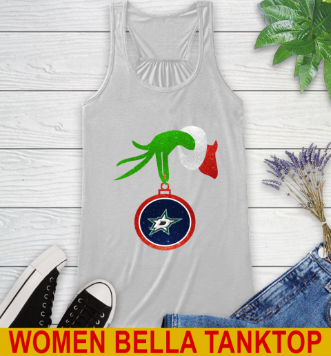 Dallas Stars Grinch Merry Christmas NHL Hockey Racerback Tank