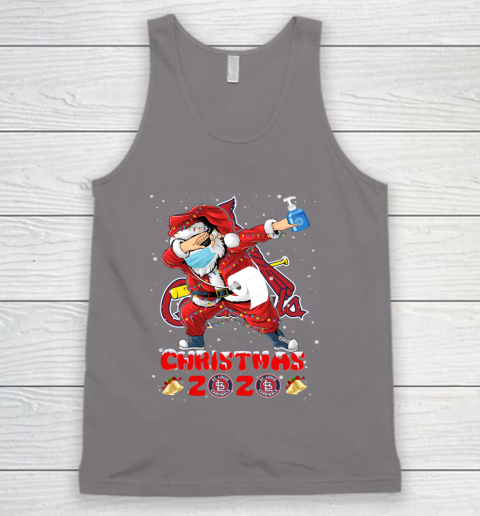 St.Louis Cardinals Funny Santa Claus Dabbing Christmas 2020 MLB Tank Top 6