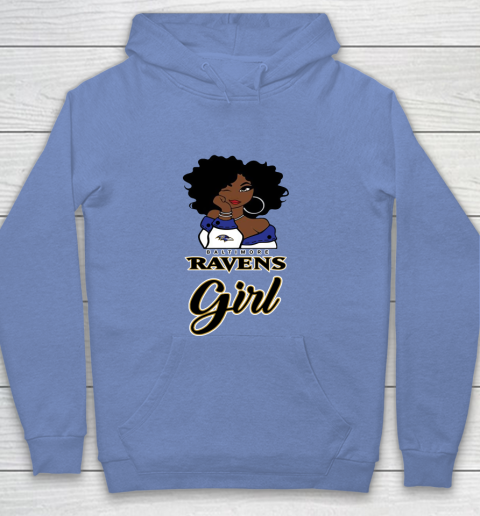 Baltimore Ravens Girl NFL Youth Hoodie 10