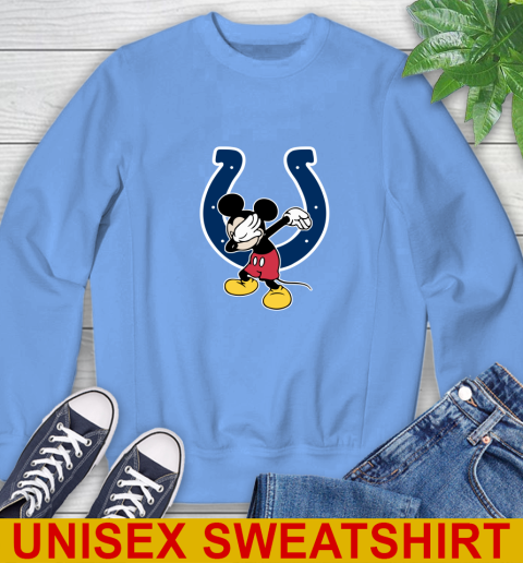 Indianapolis Colts NFL Football Dabbing Mickey Disney Sports Sweatshirt 11