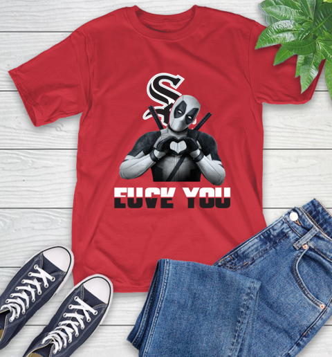 MLB Chicago White Sox Deadpool Love You Fuck You Baseball Sports T-Shirt 11