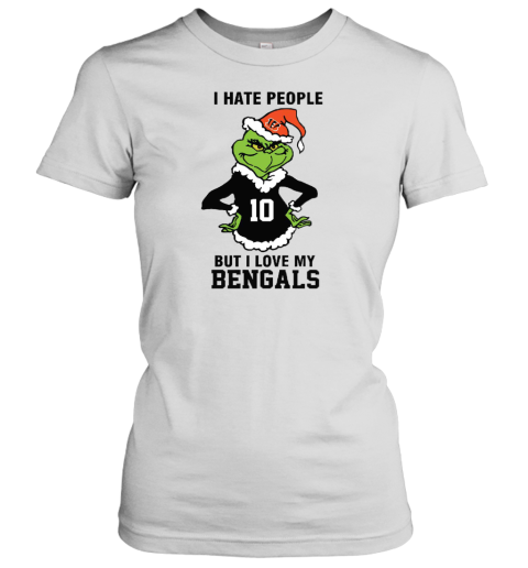 I Hate People But I Love My Bengals Cincinnati Bengals NFL Teams Women's T-Shirt