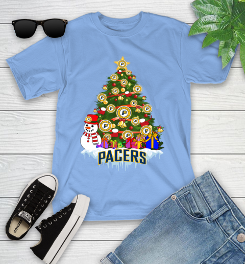 Indiana Pacers Merry Christmas NBA Basketball Sports Youth T-Shirt 11