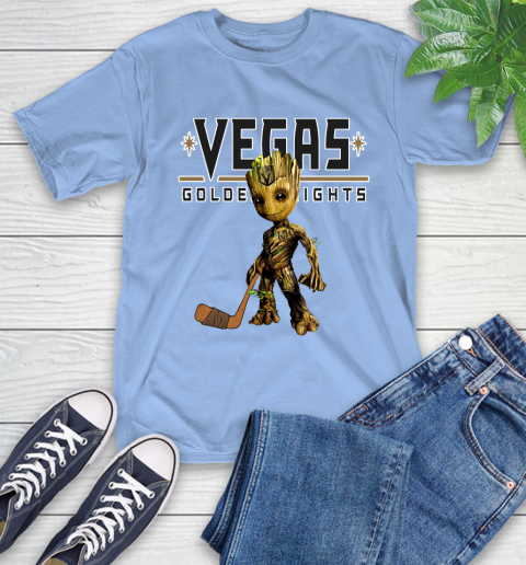 Vegas Golden Knights NHL Hockey Groot Marvel Guardians Of The Galaxy T-Shirt 11