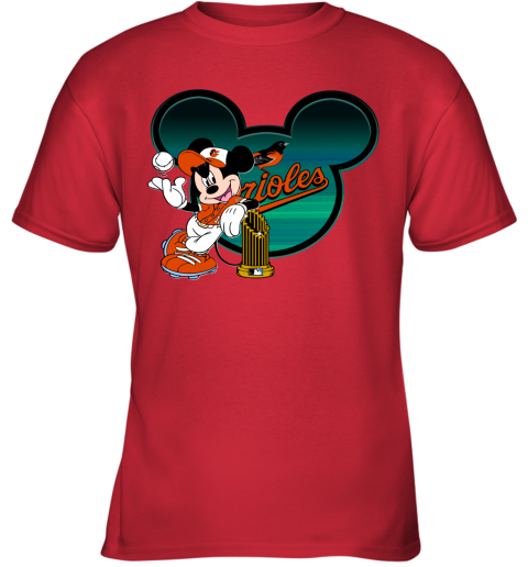 Baltimore Orioles Mickey Mouse x Baltimore Orioles Baseball Jersey