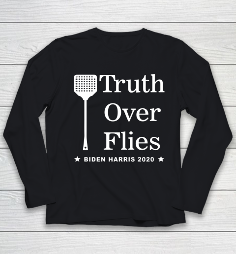 Truth Over Flies Biden Harris 2020 Vintage Youth Long Sleeve