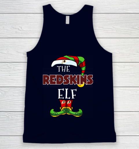Washington Redskins Christmas ELF Funny NFL Tank Top 2