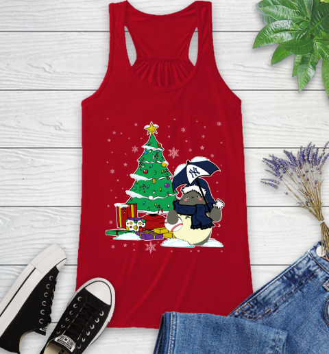 New York Yankees MLB Baseball Cute Tonari No Totoro Christmas Sports Racerback Tank 5