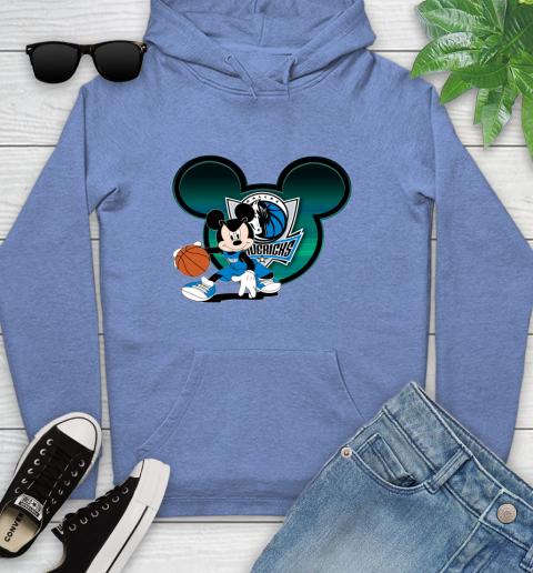 NBA Dallas Mavericks Mickey Mouse Disney Basketball Youth Hoodie 12
