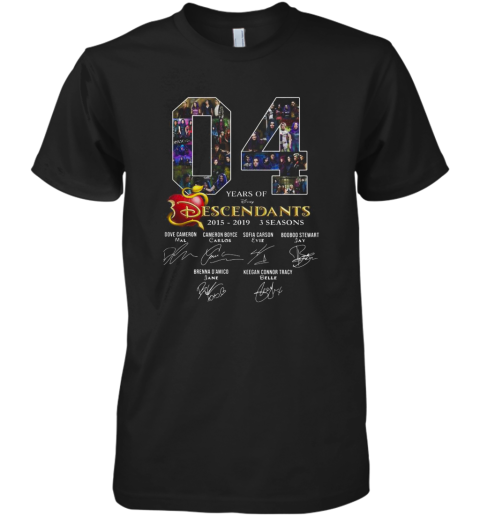 04 Years Of Descendants 2015 2019 3 Seasons Signature Premium Men's T-Shirt