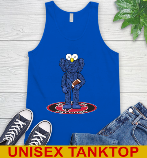 NFL Football Atlanta Falcons Kaws Bff Blue Figure Shirt Tank Top 5