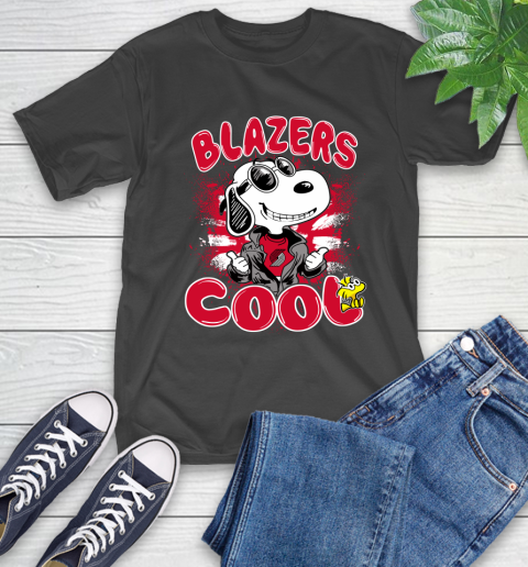 NBA Basketball Portland Trail Blazers Cool Snoopy Shirt T-Shirt