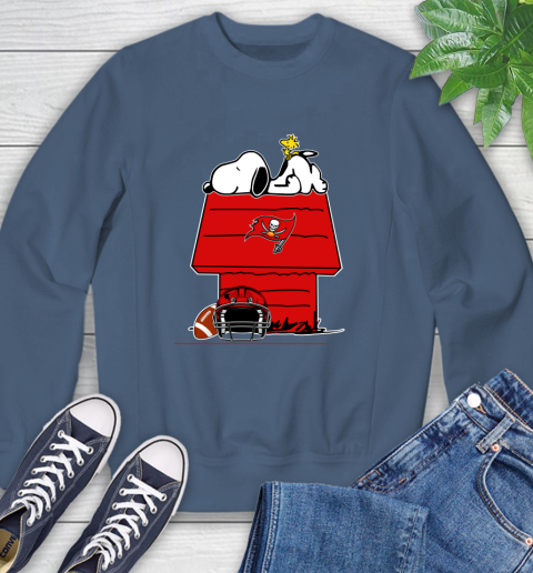 Tampa Bay Buccaneers NFL Football Snoopy Woodstock The Peanuts Movie Sweatshirt 7