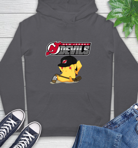NHL Pikachu Hockey Sports New Jersey Devils Hoodie 7