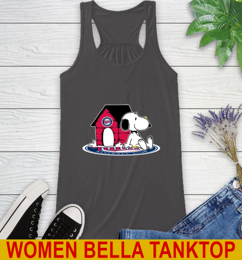 MLB Baseball Minnesota Twins Snoopy The Peanuts Movie Shirt Racerback Tank 12