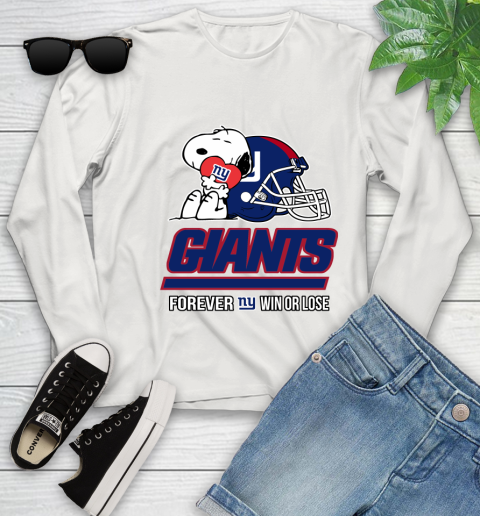 NFL The Peanuts Movie Snoopy Forever Win Or Lose Football New York Giants 136