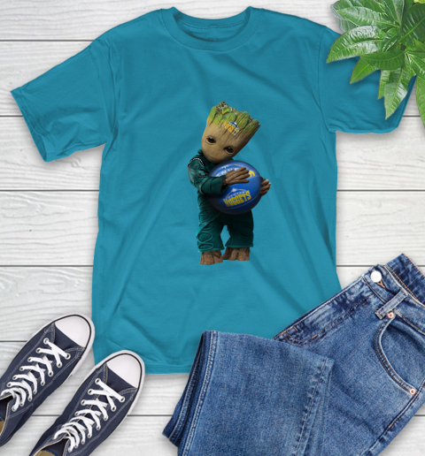 NBA Groot Guardians Of The Galaxy Basketball Sports Denver Nuggets T-Shirt 8