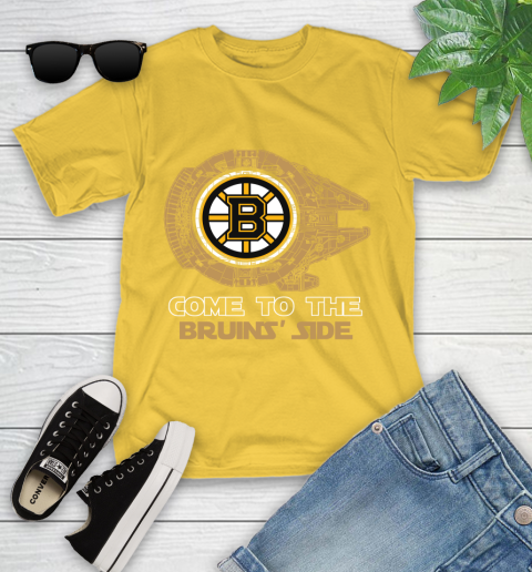 NHL Come To The Boston Bruins Wars Hockey Sports Youth T-Shirt 10