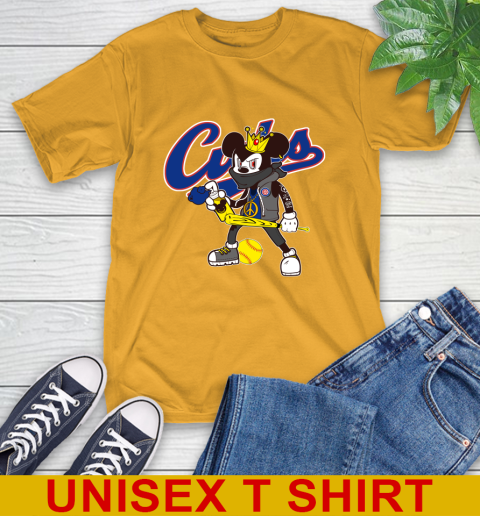 Chicago Cubs MLB Baseball Mickey Peace Sign Sports T-Shirt 3