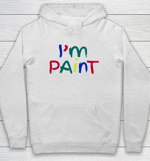 I Heart Love To Finger Paint Couple Valentine I'm Paint Hoodie