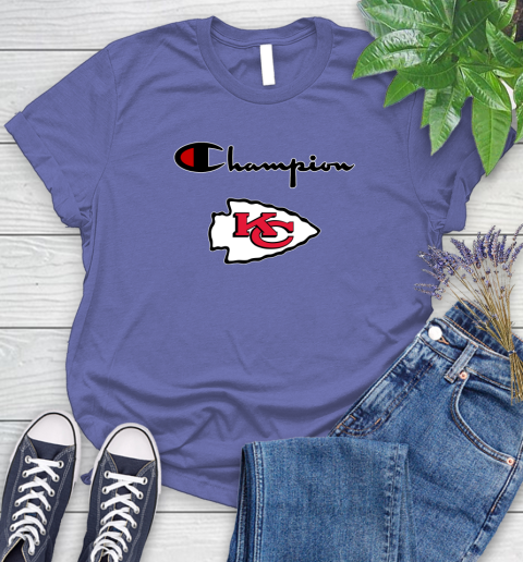 NFL Football Kansas City Chiefs Champion Shirt Women's T-Shirt 12