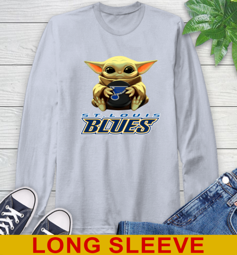 NHL Hockey St.Louis Blues Star Wars Baby Yoda Shirt 63