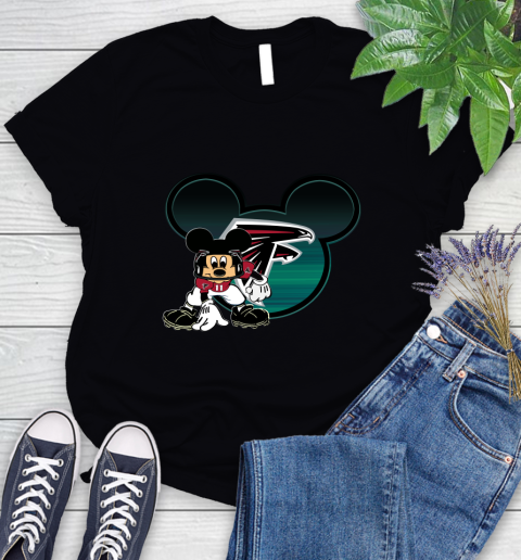NFL Atlanta Falcons Mickey Mouse Disney Football T Shirt Women's T-Shirt 2