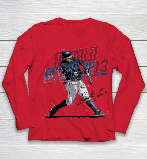 Ronald Acuna Jr 13 Youth Long Sleeve 8