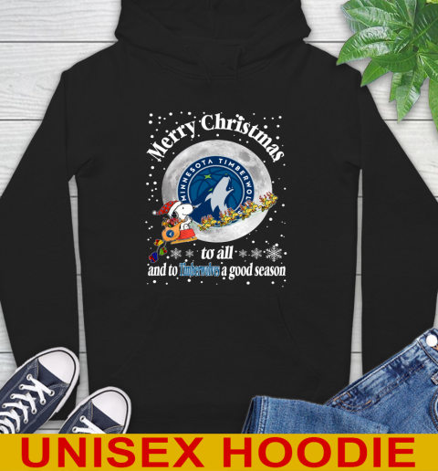 Minnesota Timberwolves Merry Christmas To All And To Timberwolves A Good Season NBA Basketball Sports Hoodie