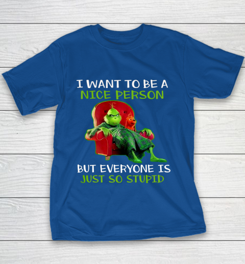 Tee Christmas Grinch Xmas funny quotes Youth T-Shirt 6