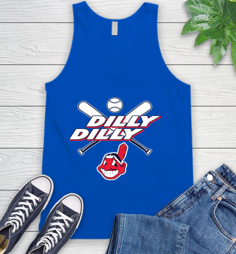 MLB Cleveland Indians Dilly Dilly Baseball Sports Tank Top 5
