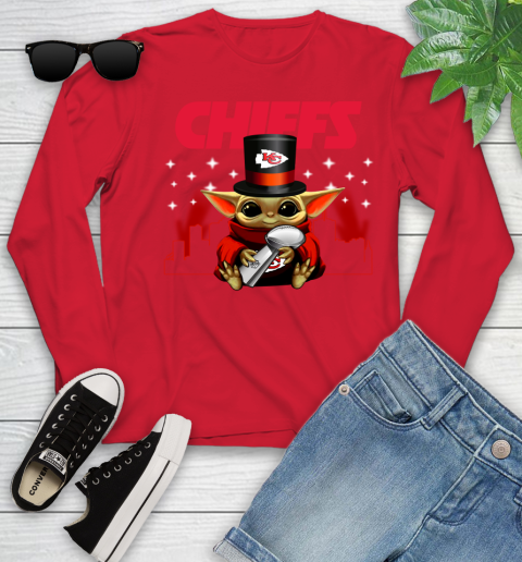 Super Bowl Baby Yoda Loves The Kansas City Chiefs Star Wars NFL Shirts 122