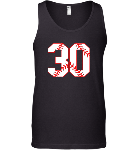 xrs3 thirtieth birthday party 30th baseball shirt born 1989 unisex tank 17 front black