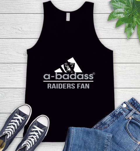 Oakland Raiders NFL Football A Badass Adidas Adoring Fan Sports Tank Top