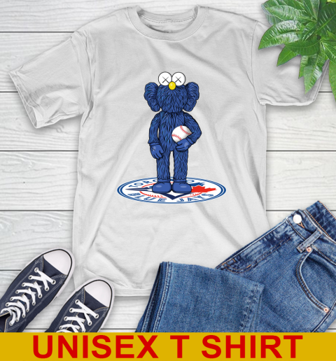 MLB Baseball Toronto Blue Jays Kaws Bff Blue Figure Shirt T-Shirt