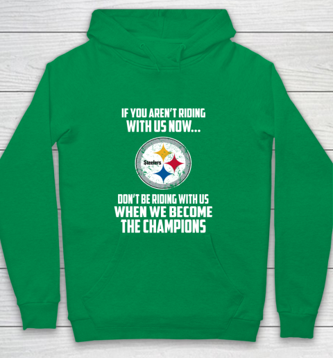 NFL Pittsburgh Steelers Football We Become The Champions Youth Hoodie 4