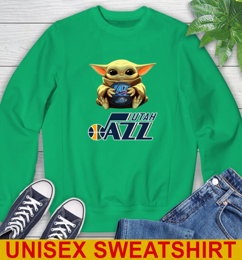 NBA Basketball Utah Jazz Star Wars Baby Yoda Shirt 30